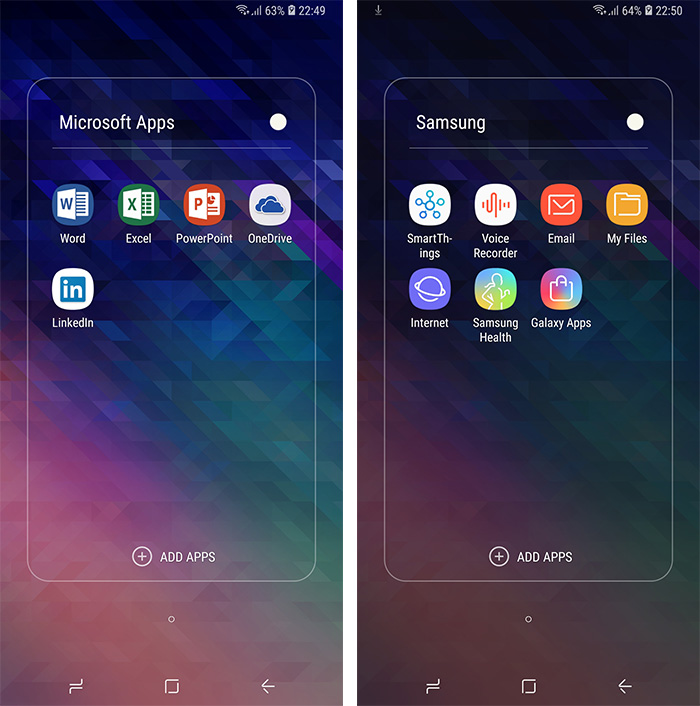 Samsung Galaxy A6 Plus UI