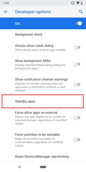 Was Bedeutet App In Standby Versetzen What are Standby Apps in Android P and How to Use It? | Beebom