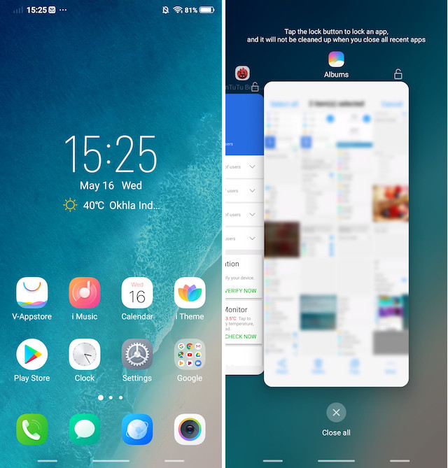 Vivo V9 ui