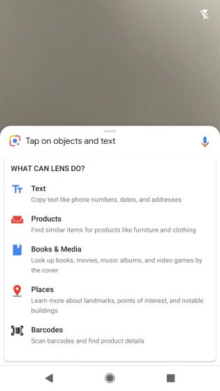 google lens new prompt