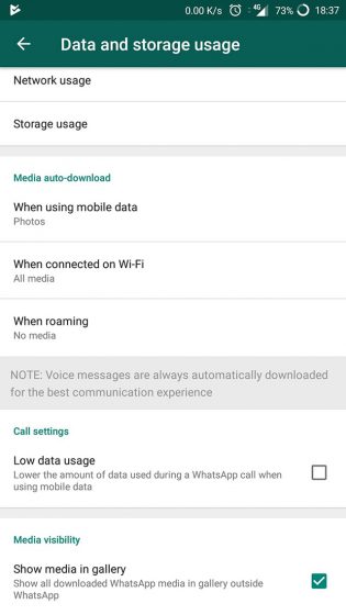 WhatsApp Media Visibility