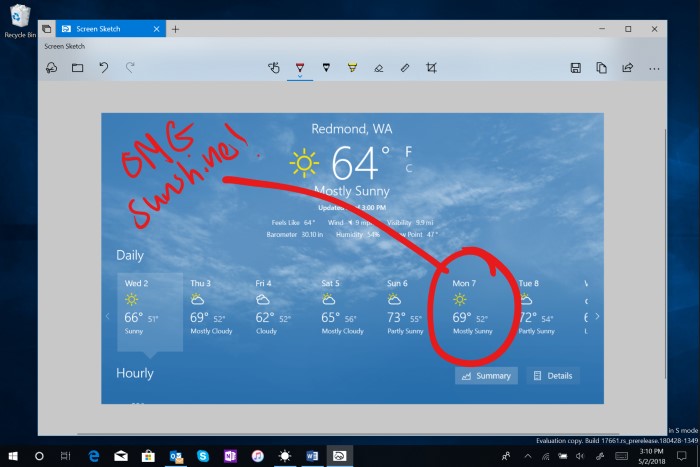 Windows 10 Screen Sketch