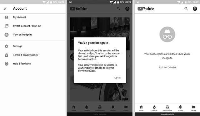 YouTube Reportedly Testing an Incognito Mode on Android | Beebom