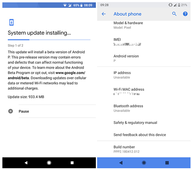 2nd Android P Developer Preview Leak Flaunts New Navigation Bar Gestures