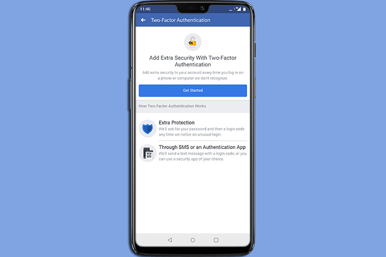 how to use google authenticator for facebook's two-step authentication