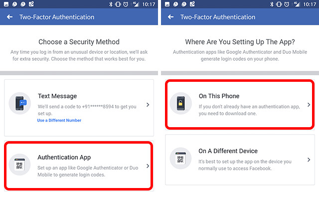 Here’s How You Can Set Up Facebook Two Factor Authentication with an Authenticator App