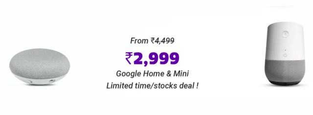Big Shopping Days: Get Google Home Mini at Just Rs 3,499 on Flipkart; Google Home for Rs 7,999