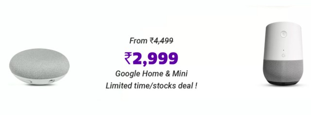 Flipkart best sale google home