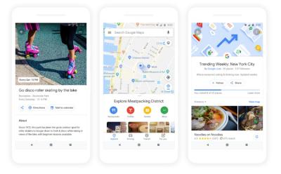 google maps featured new