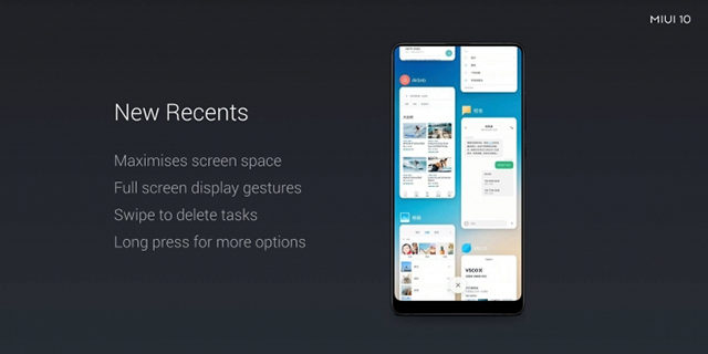 Xiaomi’s Redesigned MIUI 10 Has AI-Driven App Loading, New Recents UI and Swipe Gestures