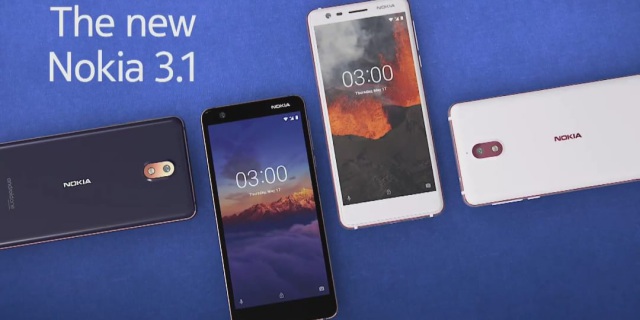 Nokia 5.1, Nokia 2.1, and 3GB Nokia 3.1