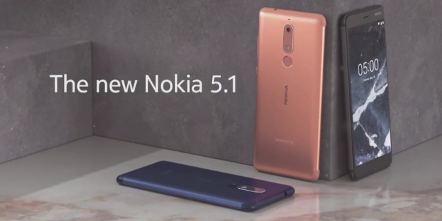 Nokia 5.1, Nokia 2.1, and 3GB Nokia 3.1