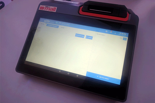 Paytm POS Device Shown at the Announcement