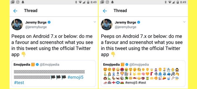 Twitter Now Uses Custom Emojis on Android Called Twemoji