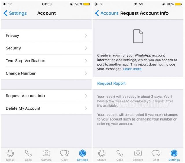 WhatsApp Brings ‘Request Account Info’ Feature To iOS Users