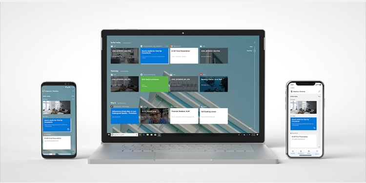 windows 10 timeline android ios app