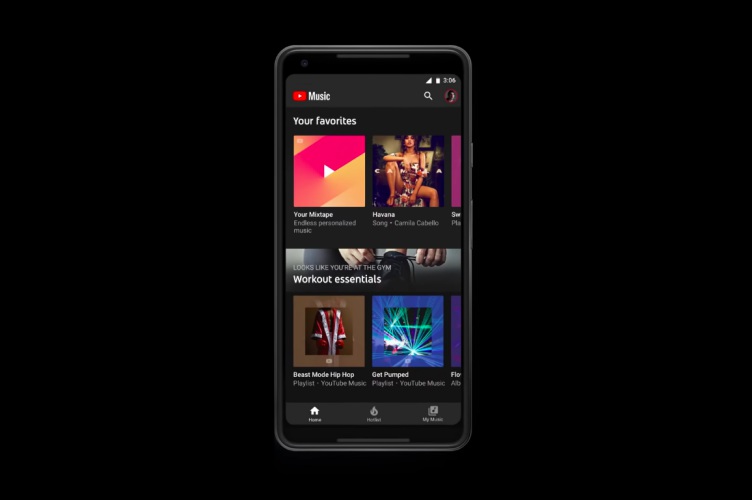 youtube music new featured