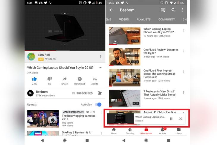 youtube web
