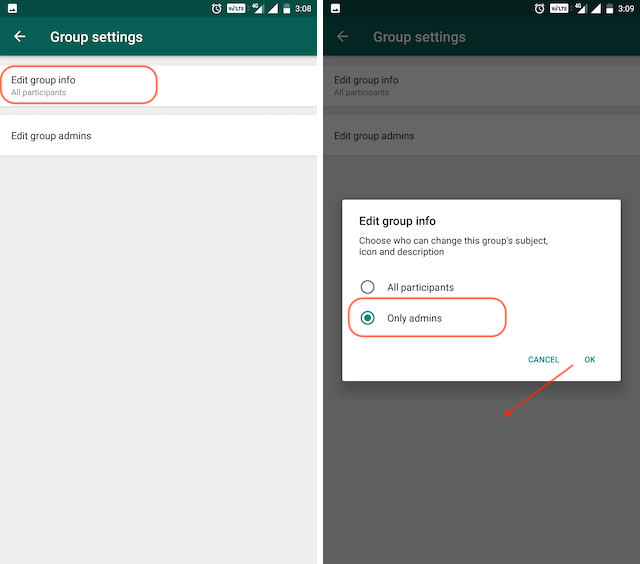 12. Restrict Group Members From Changing Group Title, Photo, and More 2