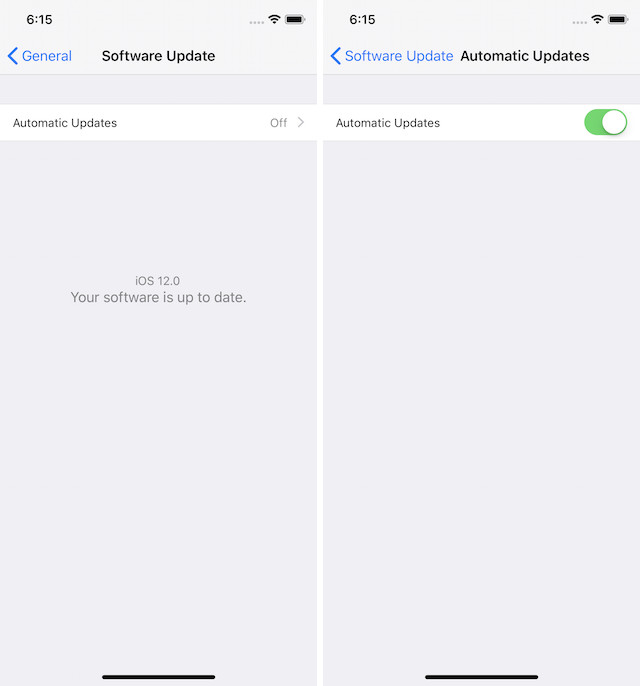 13. Enable Automatic iOS Updates