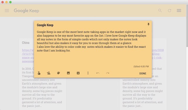 4. Google Keep