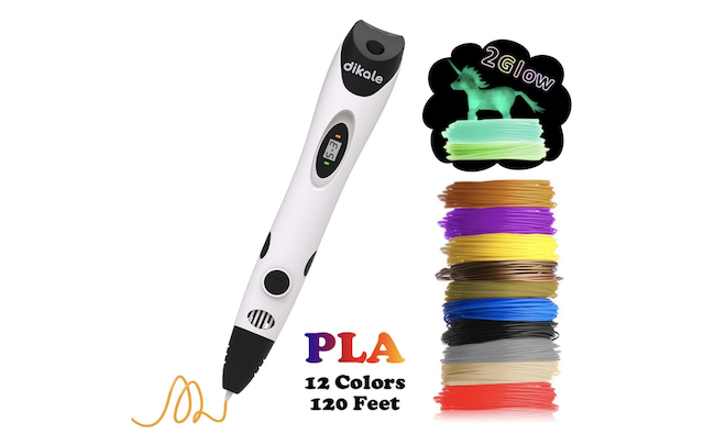 6. dikale 3D Pen with PLA Filament Refills