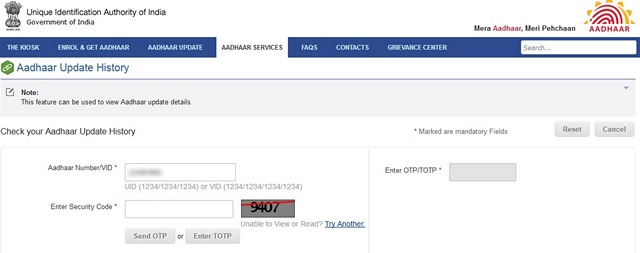 Here’s How You Can Download Your Aadhaar Update History