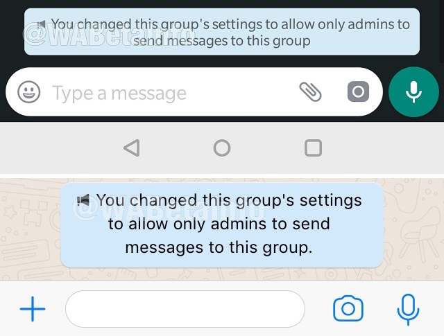 Send Messages setting on Android