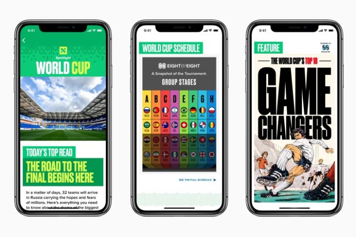 Apple News World Cup Featured