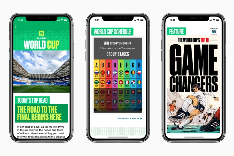 Apple News World Cup Featured