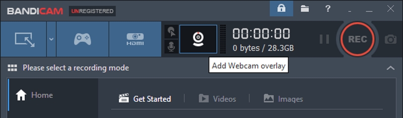 Bandicam Screen Recording software, Free trial & download available