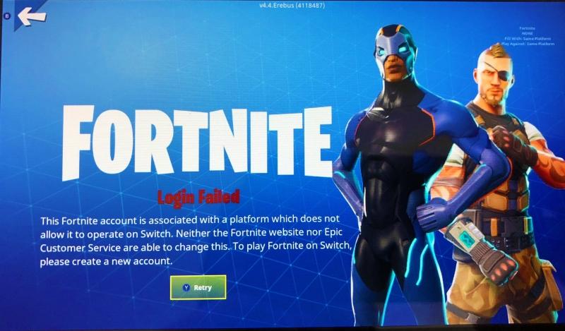 Fortnite Sony PS4 Switch