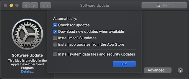 Como verificar se há atualizações de software no macOS Mojave 4