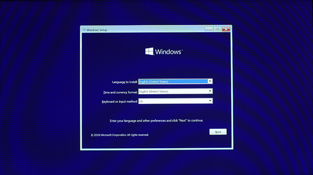 Install Windows 10 5