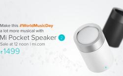 Mi Pocket Speaker 2 India Launch website