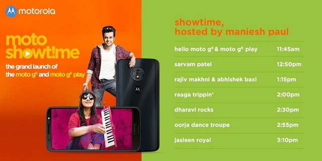 Moto G6, G6 Play India Launch to be Streamed on Twitter on June 4