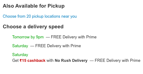Amazon India Adds Secure Delivery With OTP And ‘No Rush Delivery’ Option