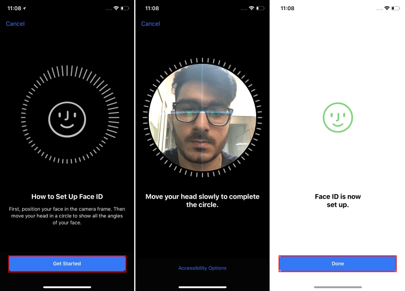 Como configurar vários rostos para ID facial no iOS 12