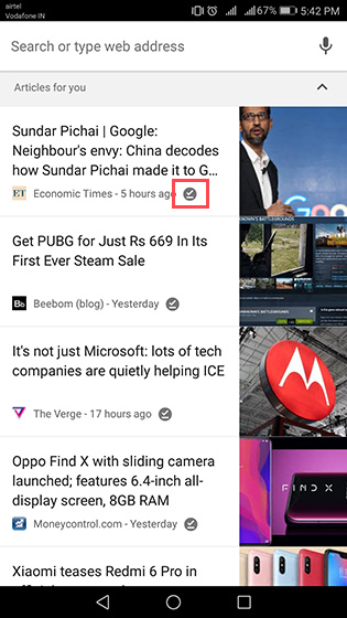 Chrome on Android Will Now Automatically Save Some Articles Offline in India