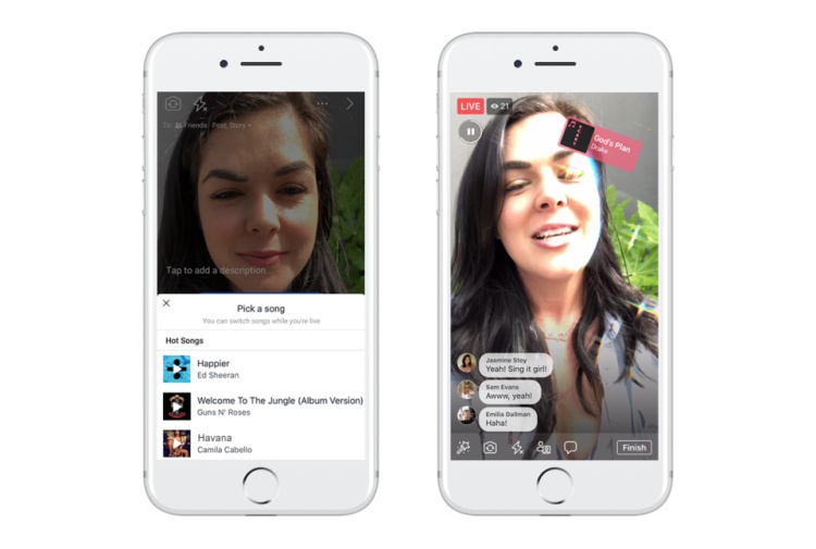 Facebook Now Lip-Syncs Your Voice To Popular Songs on Livestream