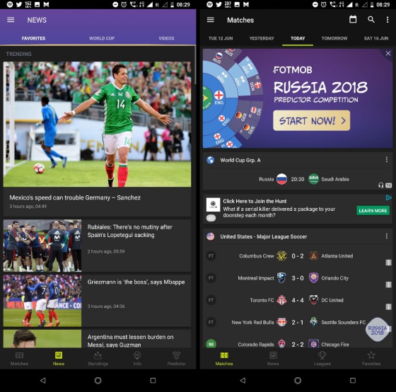 All The Apps You Need For the 2018 FIFA World Cup