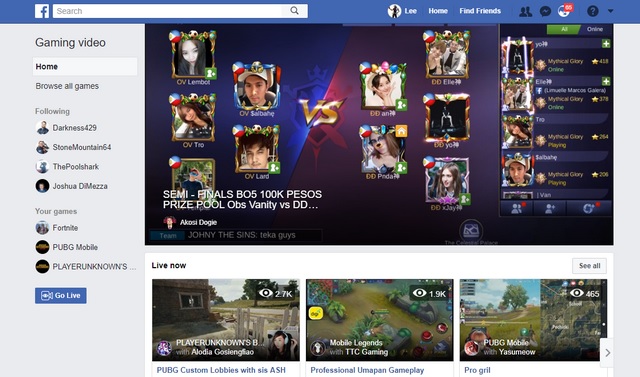 Facebook Launches fb.gg Game Streaming Hub to Take on Twitch