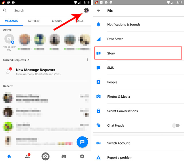 How to Hide Messenger Stories from Everyone