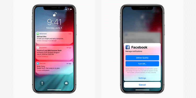 Apple Announces Screen Time, Grouped Notifications and Improved DND Mode in iOS 12