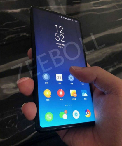 Leaked Mi MIX 3 Hands-On Images Show a Truly Bezel-less Display