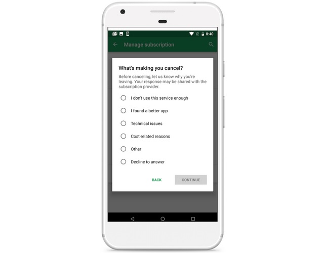 Google Play Now Makes It Easier To Manage App Subscriptions