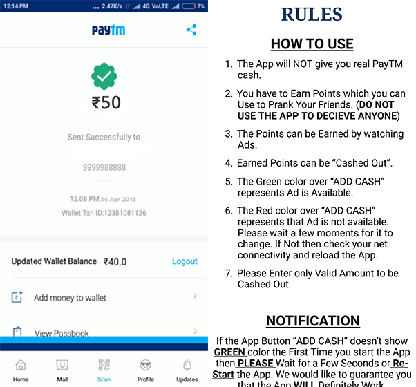 fake paytm payment screenshot maker