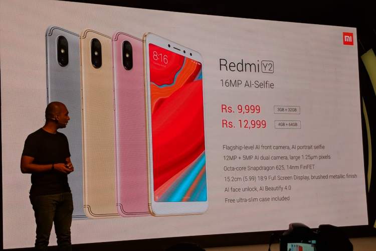 Xiaomi Launches Redmi Y2 With 16MP Selfie Camera; Priced Starting at Rs 9,999