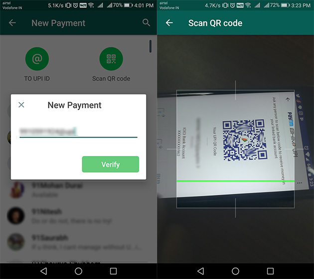 Now Send Money to Any UPI ID Using WhatsApp