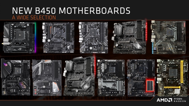 AMD Launches New B450 Chipset Motherboards With Wide CPU Support